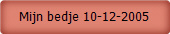 Mijn bedje 10-12-2005